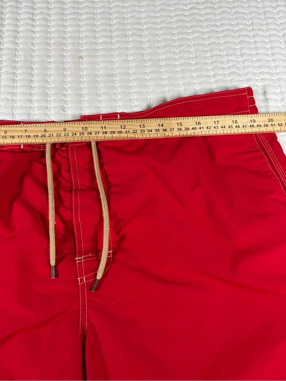 Polo Ralph Lauren Red Swim Trunks Board Shorts Cargo Pocket Men’s XXL